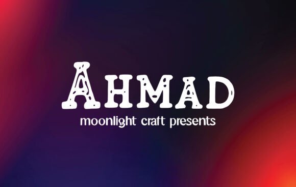 Ahmad Handwritten Font for Small Business Branding