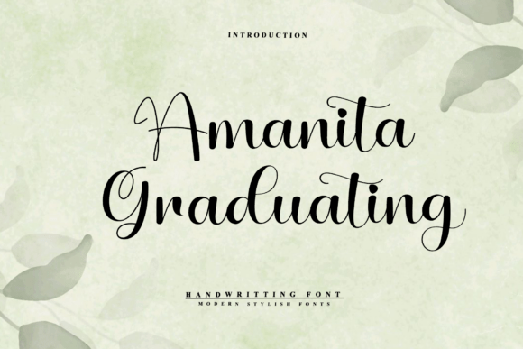 Amanita Graduating: A Modern Script Font for Digital Branding