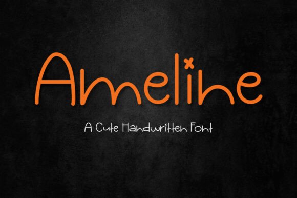 Ameline: A Refined Script Typeface for Thoughtful Editorial Design