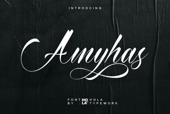 Amyhas: A Refined Script for Real Brand Work