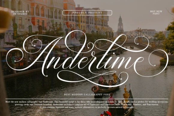 Andertime: A Contemporary Script Font for Authentic Brand Identity
