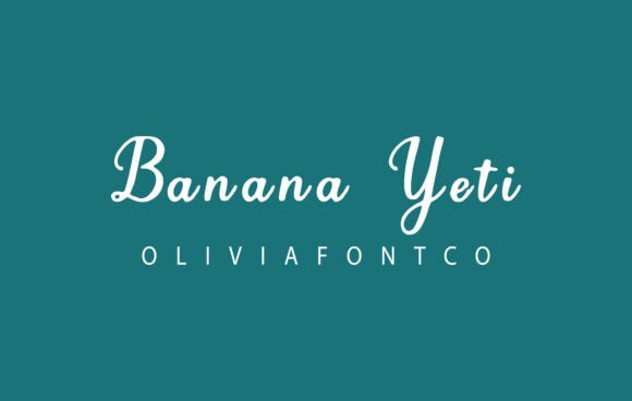Banana Yeti: A Handwritten Script Font That Feels Like a First Draft—But Better