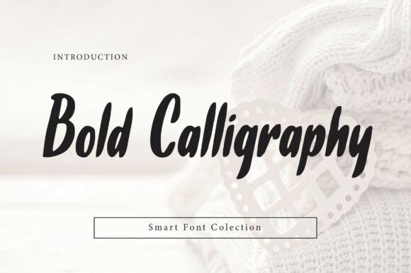 Bold Calligraphy: A Script Font with Weight and Warmth