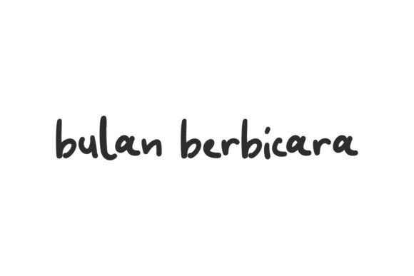 Bulan Berbicara: A Handwritten Font That Makes Your Brand Feel Human