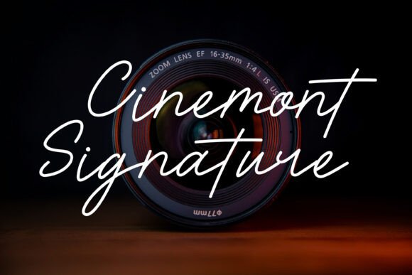 Cinemont Signature: A Premium Script Font for Polished Digital Branding