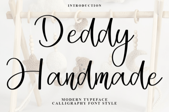 Deddy Handmade: A Warm, Expressive Script Font for Authentic Branding