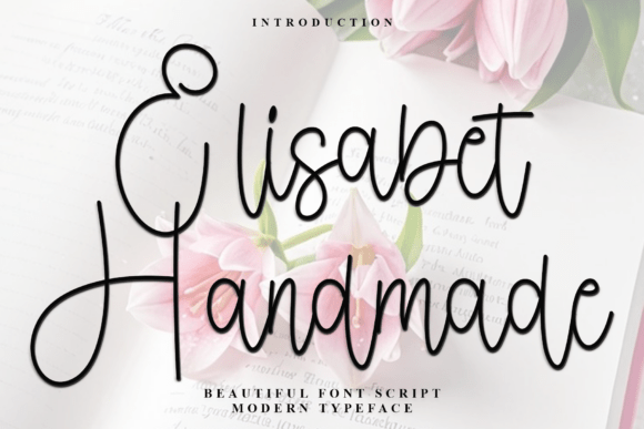 Elisabet Handmade: A Festive Script Font for Small Business Branding