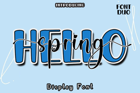 Hello Spring Duo: A Fresh Font Duo for Campaign Clarity