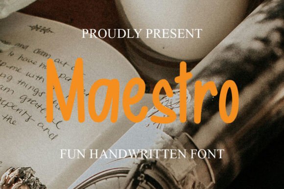 Maestro: A Timeless Handwritten Font for Real Business Branding
