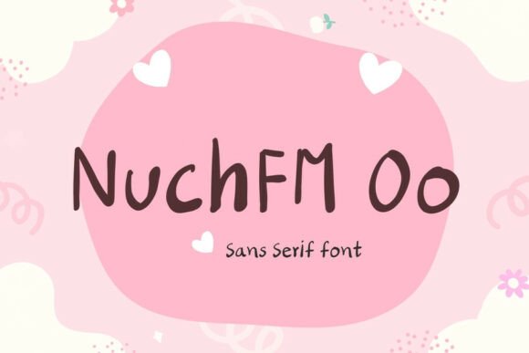 Nuchfm Oo: A Handwritten Font That Feels Like a Quiet Conversation