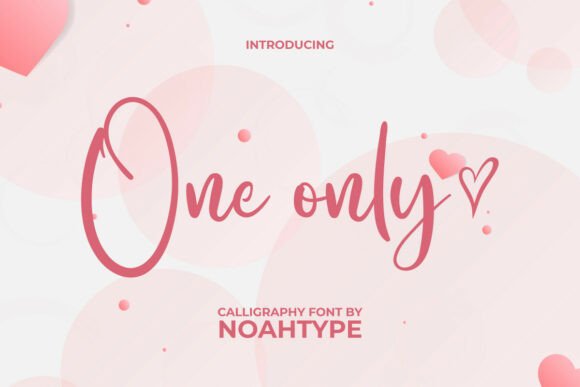 One Only: A Graceful Script Font for Elegant Brand Identities