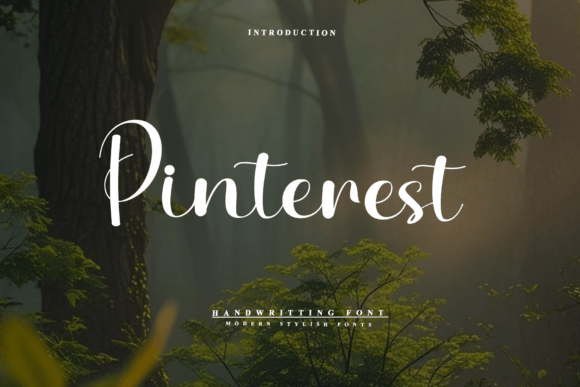 Pinterest Font: A Timeless Handwritten Typeface for Small Business Branding