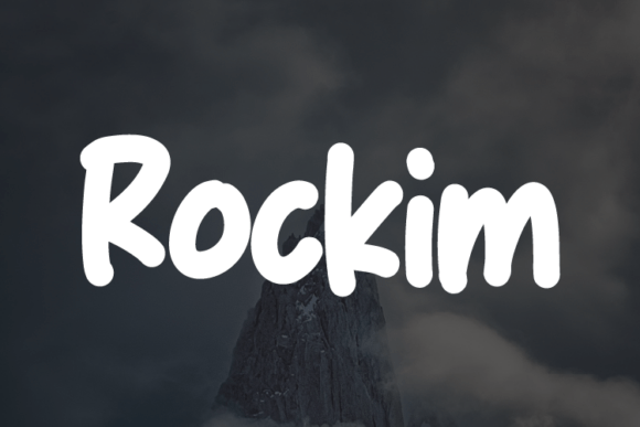 Rockim: A Modern Script Typeface for Editorial Clarity