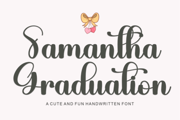 Samantha Graduation: A Warm, Playful Script Font for Digital Brands