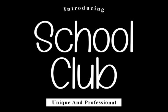 School Club: A Handwritten Font That Makes Your Brand Feel Human