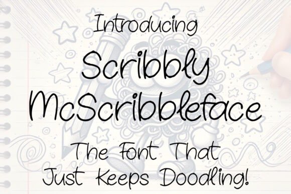Scribbly Mcscribbleface: A Handwritten Font That Feels Like Home