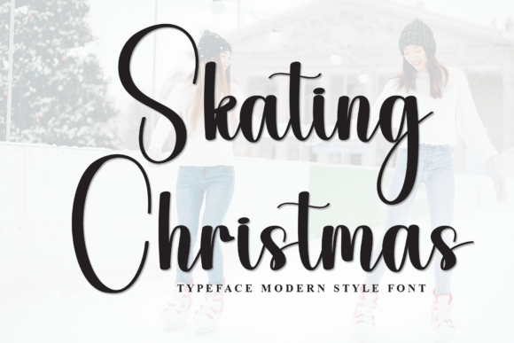 Skating Christmas: A Refined Script Font for Digital Branding
