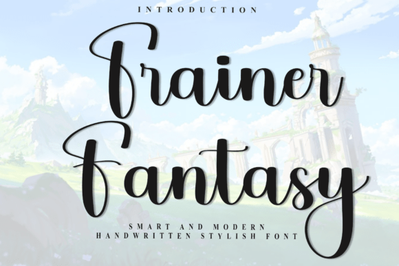 Trainer Fantasy: A Festive Display Font That Makes Campaigns Sparkle