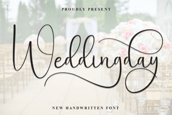 Weddingday: A Sweet, Whimsical Script Font for Brand Warmth